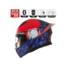 Fr-965 93 Motosiklet Kaskı Çene Açılır Güneş Vizörlü Motorcu Kask Çok Renkli