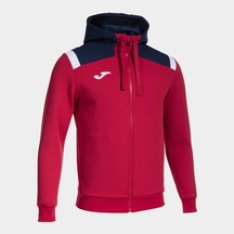 Kırmızı - Lacivert Joma Erkek Futbol Sweatshirt Toledo Zip-up Hoodie 103737.603 Kırmızı