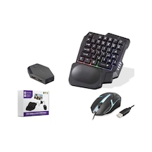 Pubg Mobile Klavye Mouse Konsol Dönüştürücü Siyah Andorid Uyumlu Nodar Nd762