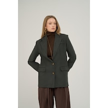Mai Collection Arslev Haki Blazer Ceket