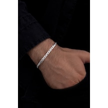 Erkek Gümüş Bileklik - 5mm Nano Old Money Made In Italy Luxury • Eşe • Sevgiliye