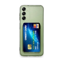 Samsung Galaxy  Uyumlu,  A55 5g Kılıf Kart Şeffaf Silikon - Şeffaf