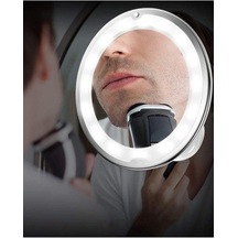 Mobee Esnek Işıklı 10x Zoomlu Çerçeveli Makyaj Aynası Led