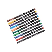 Caretta C-s-55-10pvc Soft Liner 55 Fineliner Kalem 0, 4 Mm, Uç, 10'lu Karışık Set