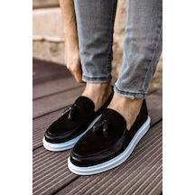 Ch002 Cbt Loafer Pelle Erkek Ayakkabı Sıyah Çok Renkli