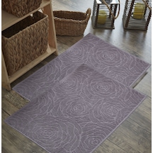 Fushia Ayak Havlusu Banyo Paspası 50 x 70 CM 2 Adet 001