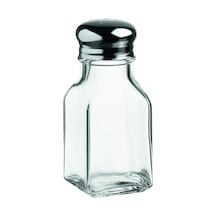 Salt And Pepper Metal Kapaklı 2&apos Li Tuzluk Biberlik Baharatlık 100 Cc Acı Kahverengi