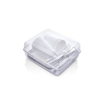 Taşıma Çantalı 32 Parça Parça 6 Kişilik Piknik Seti