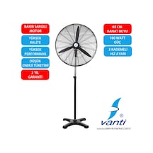 Vanti Sanayi Tipi Ayaklı Vantilatör 65cm 26inç - Kcf291-ay