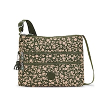 Kipling Kıplıng Alvar Omuz Çantası Çapraz Askılı Yeşil Fresh Floral