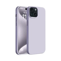 Apple İphone 15 Kılıf First Silikon - Lila