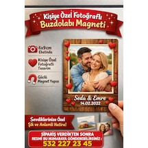 10 Adet Kişiye Özel Fotoğraflı Magnet