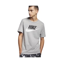 Nike M Nsw Tee Icon Futura Erkek Günlük Tişört Grey Grey