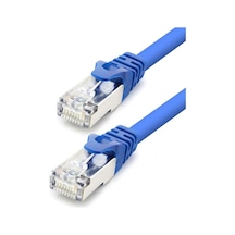 Hadron Cat7 Ethernet Patch Kablosu 10 Gbps 600 Mhz Mavi, 30, Santimetre