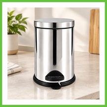 Bezos 3 L Metal Pedallı Çöp Kovası Dmc