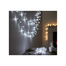 Hubrendy Emin Damla Uçlu Beyaz Işık Şeffaf Kablo 10m 100 Led