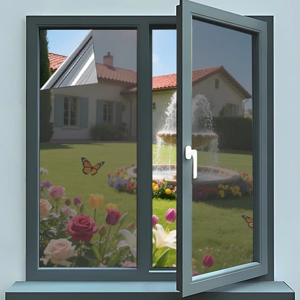 Gateesat 35.43 Inch Geniş Yükseltilmiş Güneşten Koruma Filmi, Isı Yalıtımı, Gümüş Gri 3m