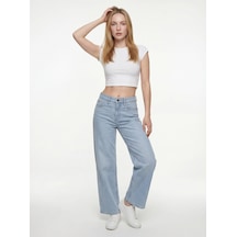 LOFT Bella Regular Fit Kadın Pantolon Lf2042524 Q1.v1 Denim