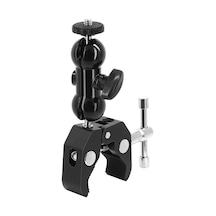 Ayex Dual Ball Heads Magic Arm + Super Crab Clamp Kelepçe