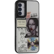 Newface Samsung Uyumlu Galaxy M14 5g Kılıf Mirror Desenli Kapak - Mirror - 2 Beyaz