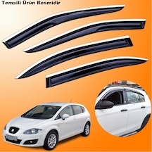 Seat Leon Mügen Cam Rüzgarlığı Abs Krom Nikelajlı Cam Rüzgarlığı 2005-2012 Arası 4 Lü Set