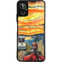 Gm 23 Se Deedpool Tasarımlı Glossy Telefon Kılıfı Siyah