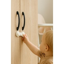 İdeal Baby Kapak Kilidi - Çocuk Güvenlik Kilidi, Dolap Kapak Kilidi, Kolay Montaj