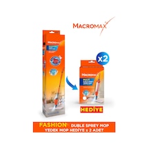 Macromax Fashion Duble Sprey Mop + Yedek Mop 2'li