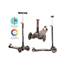 Mey İthalat Işıklı Scooter Siyah Çok Renkli