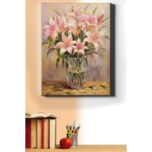 Webstyle Sayılarla Boyama Seti Kasnaklı Zarif Zambak 40 X 50 Cm