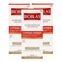 Bioblas Saç Dökülmesine Karşı Caffeine Zayıf ve Güçsüz Saçlar İçin Şampuan 3 x 360 ML