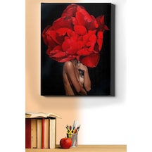 Webstyle Sayılarla Boyama Seti Kasnaklı Çiçek Kadın 4 50 X 65 Cm