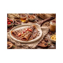 Tr Collection 3299 Biogranit Döküm Krep Tavası 26 Cm Fildişi Genel