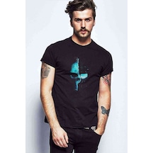 Anime One Punch Man Baskılı Siyah Erkek Tshirt (528816074)