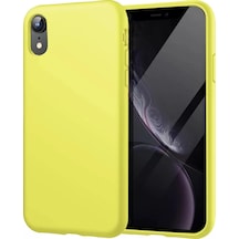 Newface Apple İphone Xr Kılıf First Silikon - Parlak Yeşil Parlak Sarı