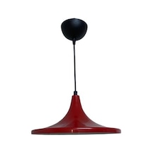 Rsylight Retro Metal Dekoratif Rustik Kırmızı Tekli Sarkıt Avize Çap 27 Cm-1464514652089 Beyaz