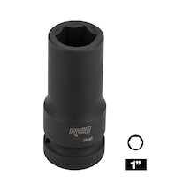 Rıco 1" Altı Köşe Havalı Derin Lokma 36 Mm