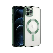 Apple İphone 14 Pro Max Kılıf Kross Magneticsafe Kapak - Koyu Yeşil Çok Renkli