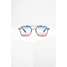 Royal Eyewear Re0039 Degrade Mavi Güneş Gözlüğü Açık Füme