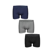 John Frank Üçlü Jakarlı Boxer White White