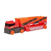 Hot Wheels Mega Tır Turuncu 50 Araç Kapasiteli Rampalı GHR48