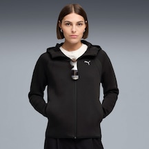 Puma Kadın Evostrıpe Full-zip Hoodie Dk Eşofman Üst 69189801 Siyah
