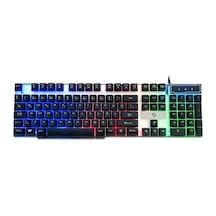 Frısby Fk-g508qu Usb Q Tr 3 Renklı Işıklı Kablolu Klavye Lazer