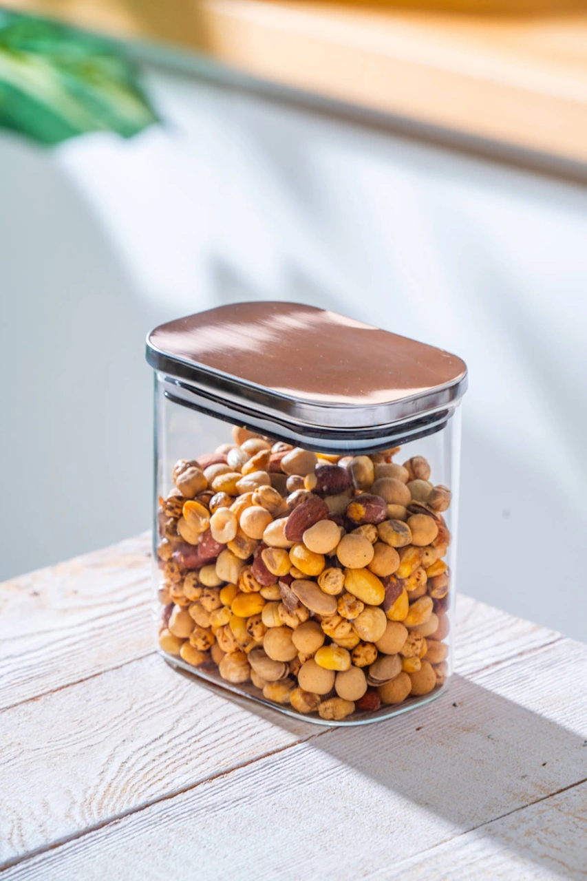 Lume Cam Saklama Kabı - 12 Cm Şeffaf