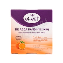 3 Adet Vi-vet Sir Ağda Bandı Yüz İçin Portakal