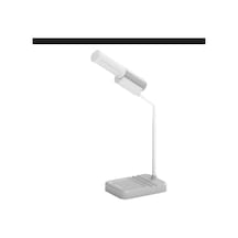 Tr Led Masa Lambası, Usb Şarjlı, Dokunmatik, Telefon Tutucu, Beyaz Genel