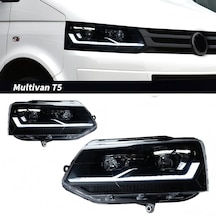 Vw Transporter T5 2012-2015 Uyumlu T6.1 Dizayn Ful Led Ön Far
