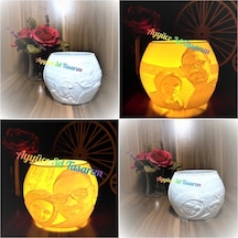 3D Kişiye Özel Led Mumluk