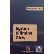 Mercankitap-Eğitim Bilimine Giriş / Prof. Dr. Halis Ayhan