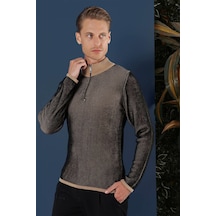 Tr 859 Slim Fit Camel Klasik Triko CAMEL